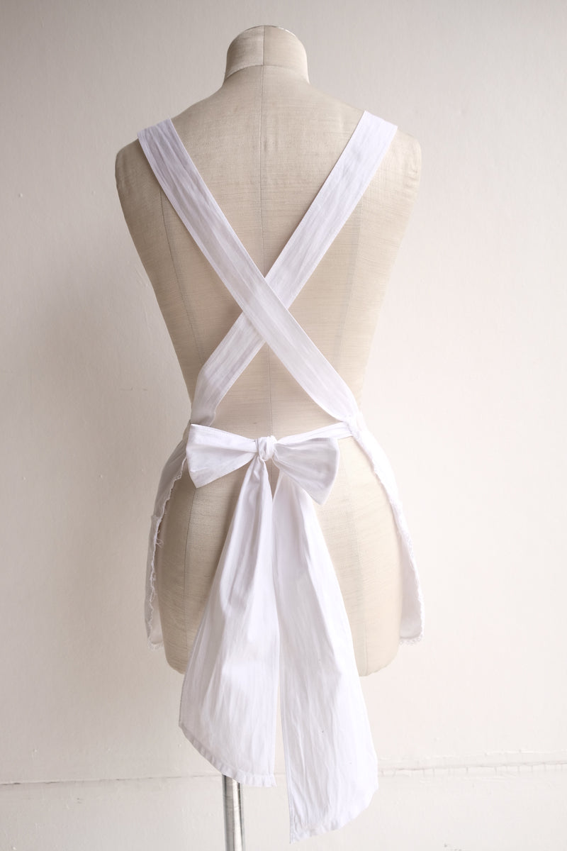 euro cotton apron dress