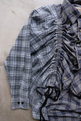 check shirring shirt