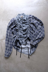 check shirring shirt