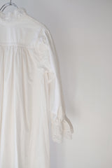 antique lace collar  night long dress