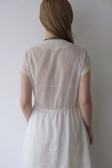 v-neck cache-coeur dress