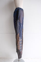 tie patchwork easy pants