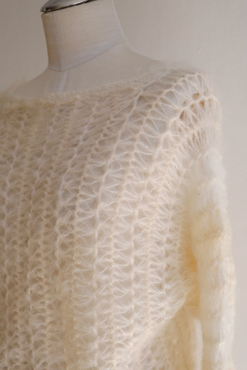 mohair knit top