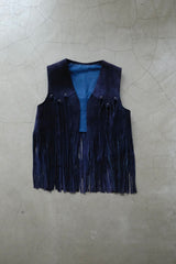 leather fringe vest