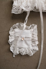 cutwork lace belt & pouch