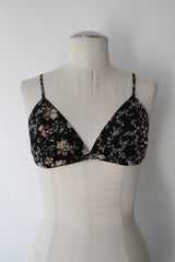 flower rayon bra top