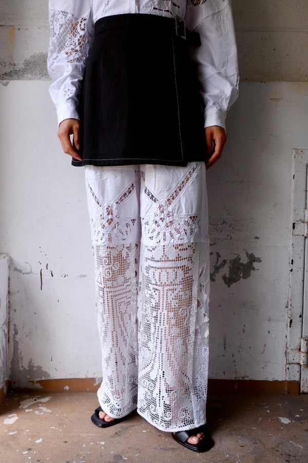 crochet lace pants G