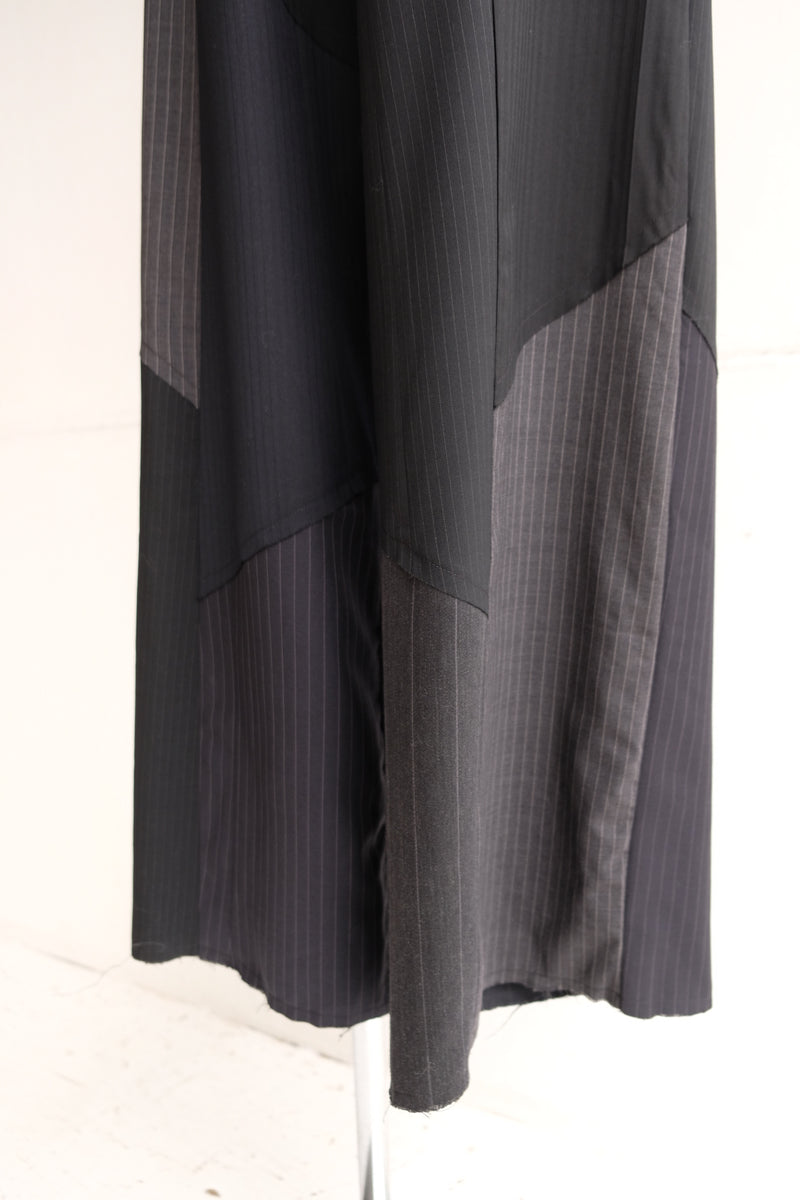 summer suit tuck wide pants