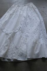cotton flare skirt