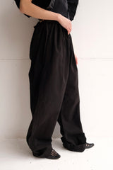 black snow pants