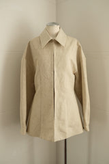 linen patchwork jacket