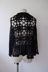 crochet lace cardigan