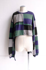 cropped jersey top