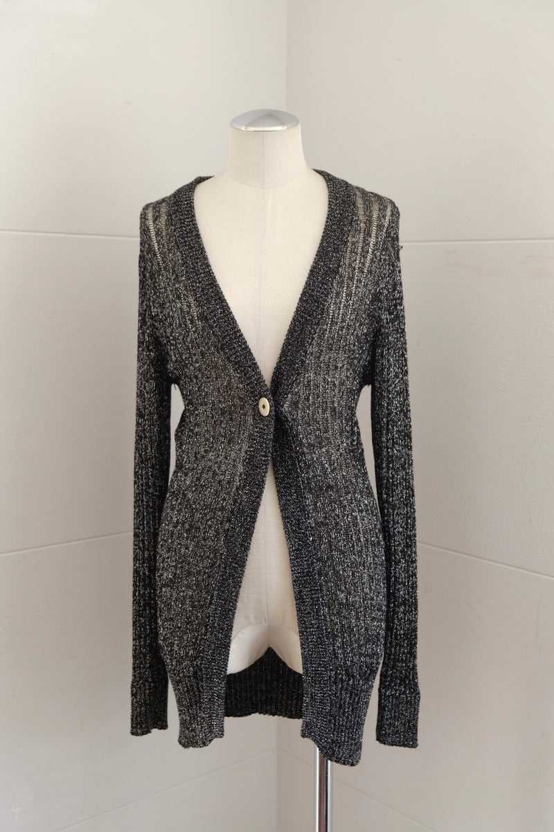 knit long sleeve cardigan