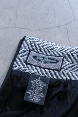 tweed mini skirt