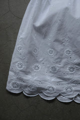 cotton mini  skirt