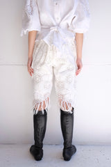 crochet lace half pants