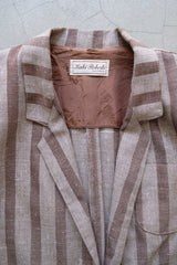 stripe tailored jacket