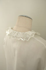 silver foil blouse A