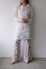cutwork lace camisole dress