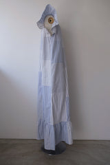 stripe frill dress