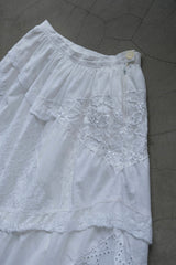 cotton flare skirt