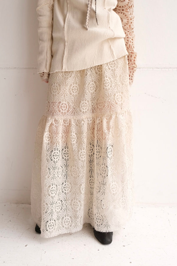 lace long skirt