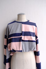 cropped jersey top
