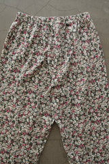 floral cotton pants