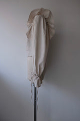 mermaid fin linen blouse
