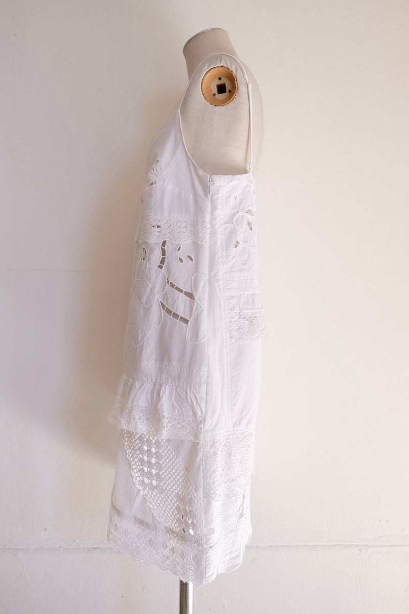 cutwork lace camisole dress