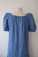 puff sleeve flower dress