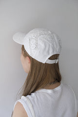 cutwork lace cap