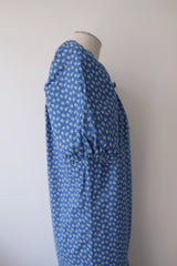 puff sleeve flower dress
