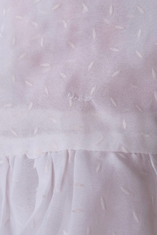 frill tiered long dress