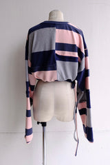 cropped jersey top