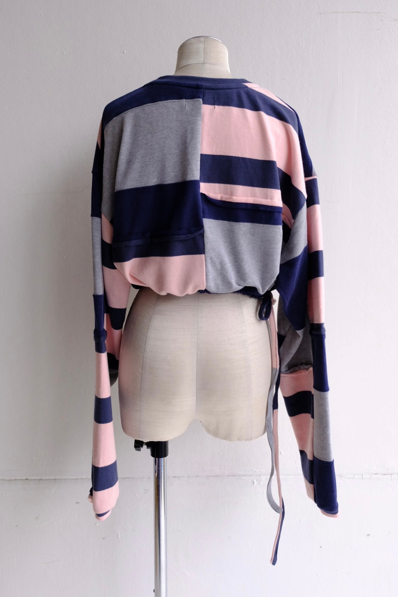 cropped jersey top