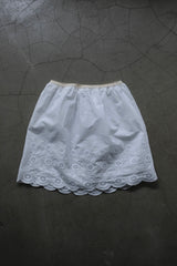 cotton mini  skirt