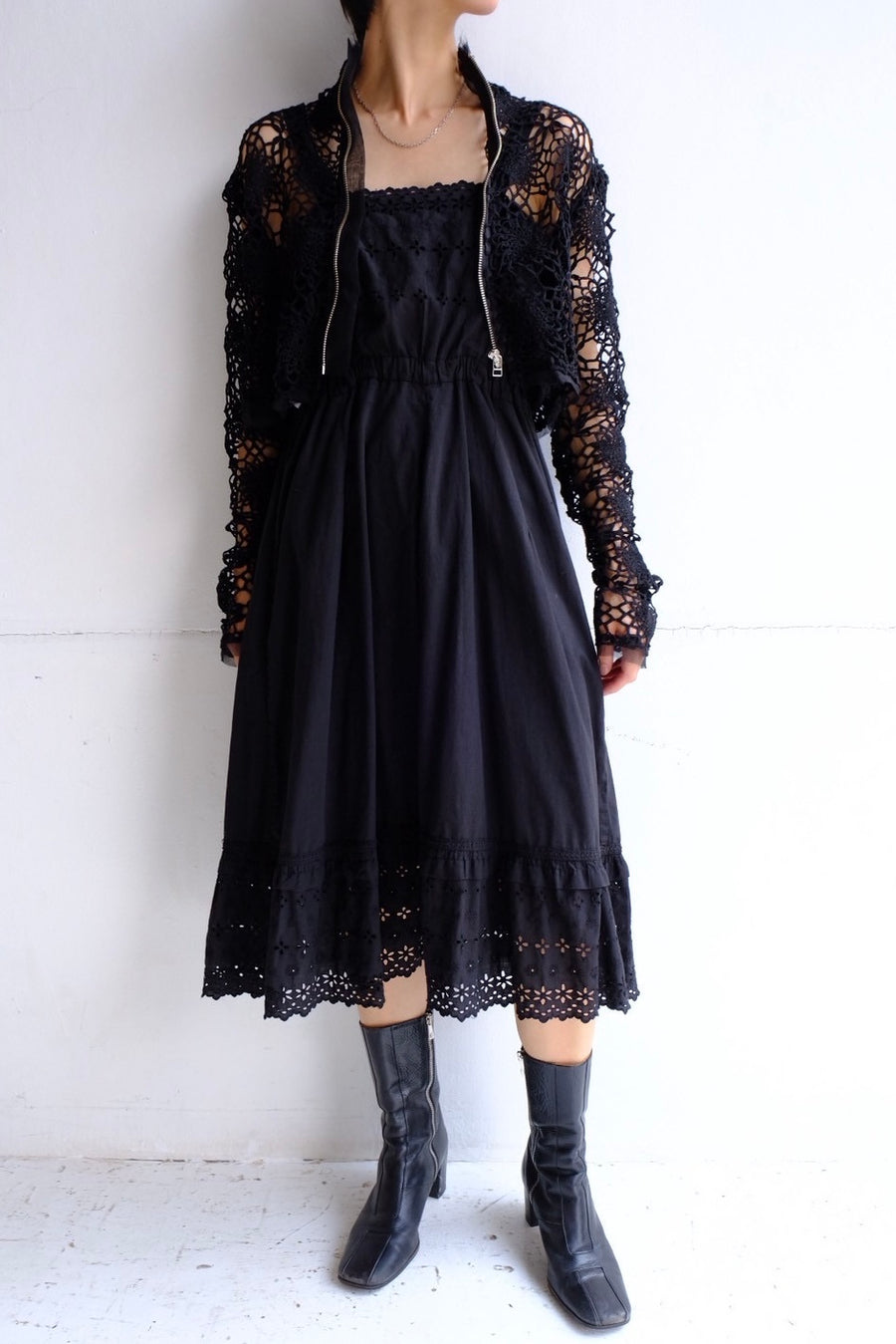 トップス Mallion vintage top 新品 MALION vintage ツイードフリルトップス マリオン
