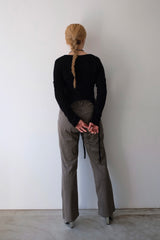 houndstooth pattern pants