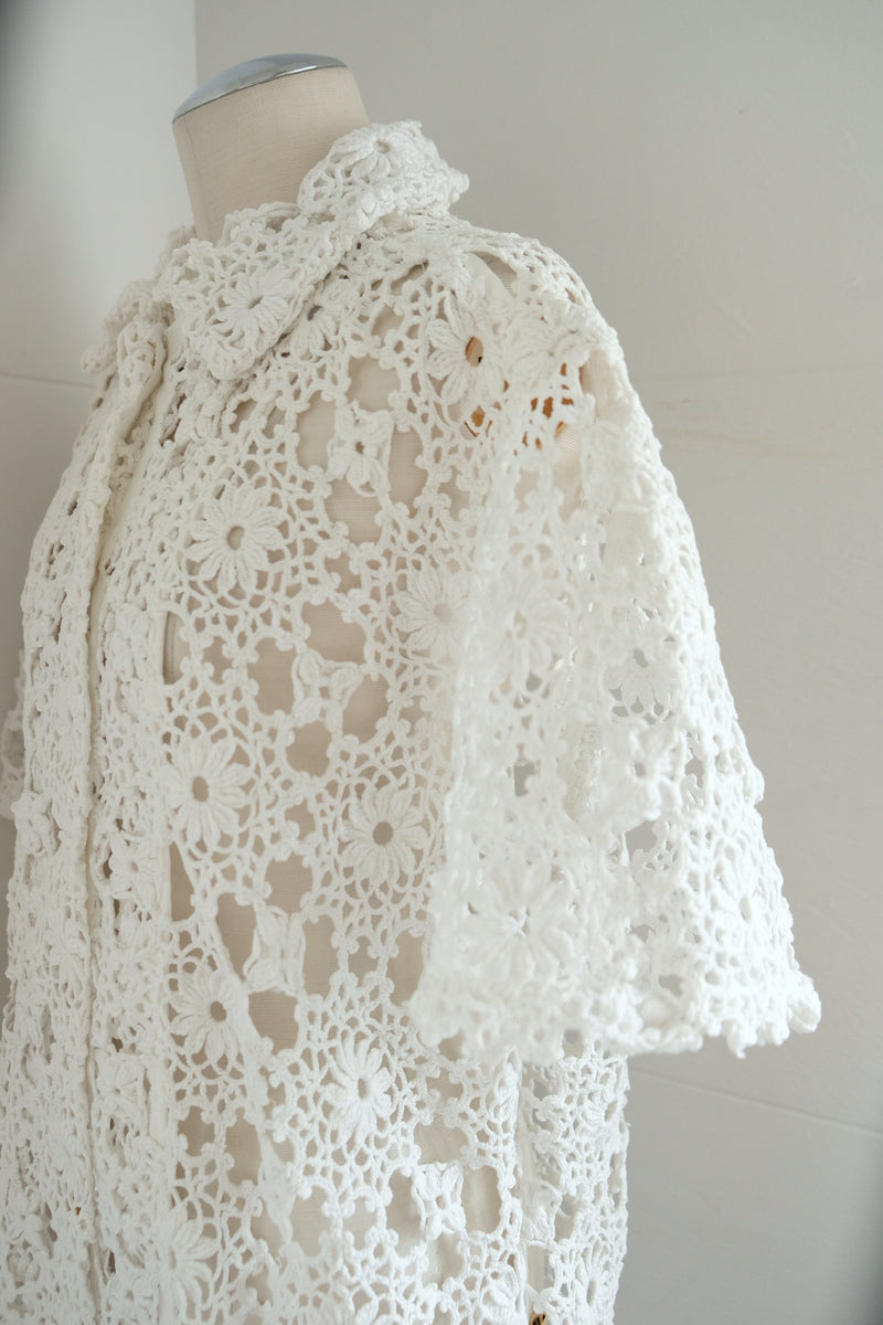 crochet lace shirt