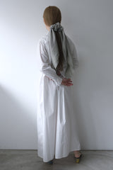 antique frill collar night long dress