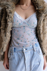 slip flower camisole