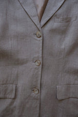 linen tailored jacket