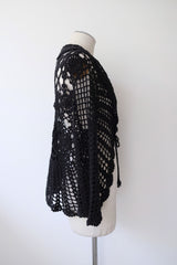 crochet lace cardigan