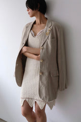 linen tailored jacket
