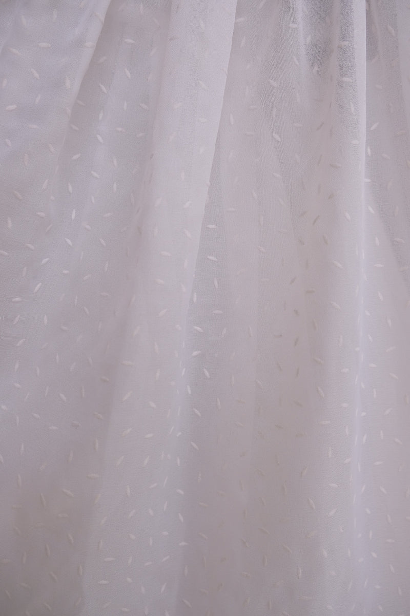 frill tiered long dress