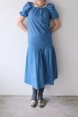 puff sleeve flower dress