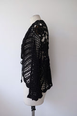 crochet lace cardigan