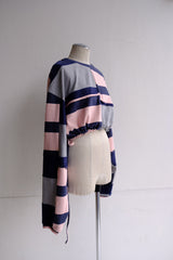 cropped jersey top